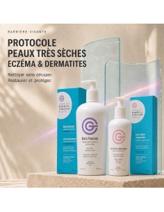 Protocole Barrière Vivante™ : Peaux très sèches, Eczéma...