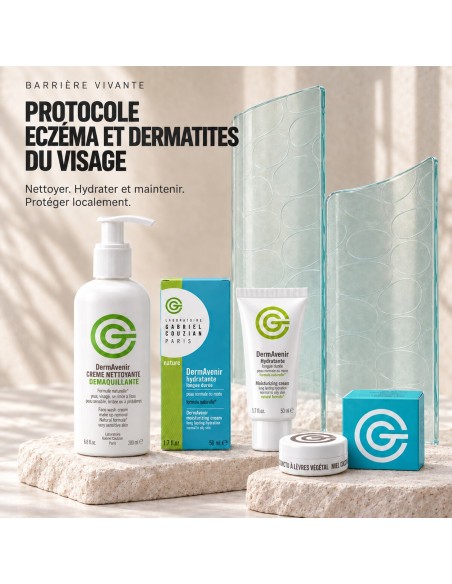 Protocole Barrière Vivante™ : Visages très secs, Eczéma et Dermatites